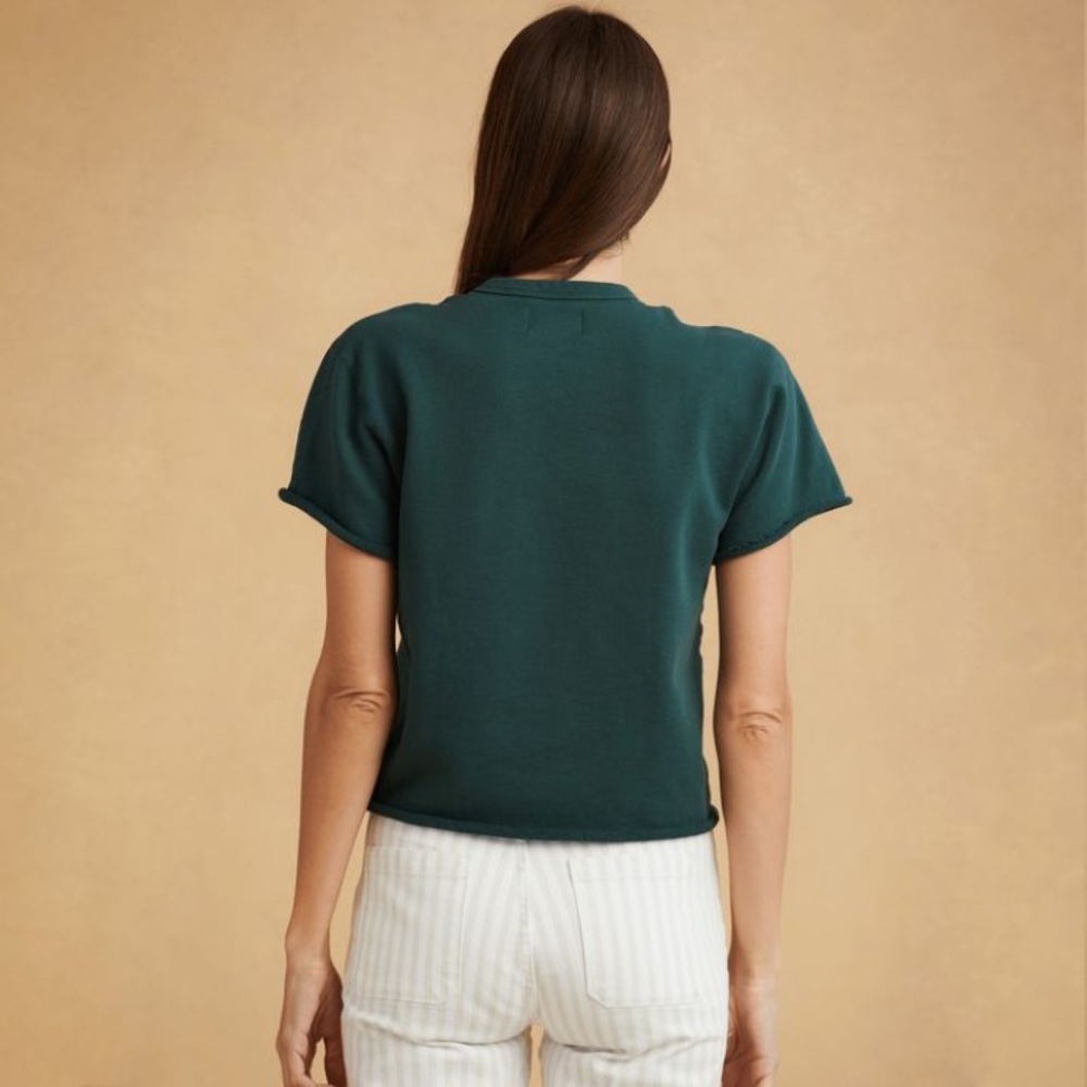 The Classic T-Shirt Company French Terry Short Sleeve Box Tee Sweatshirt XXL - Picture 4 of 11